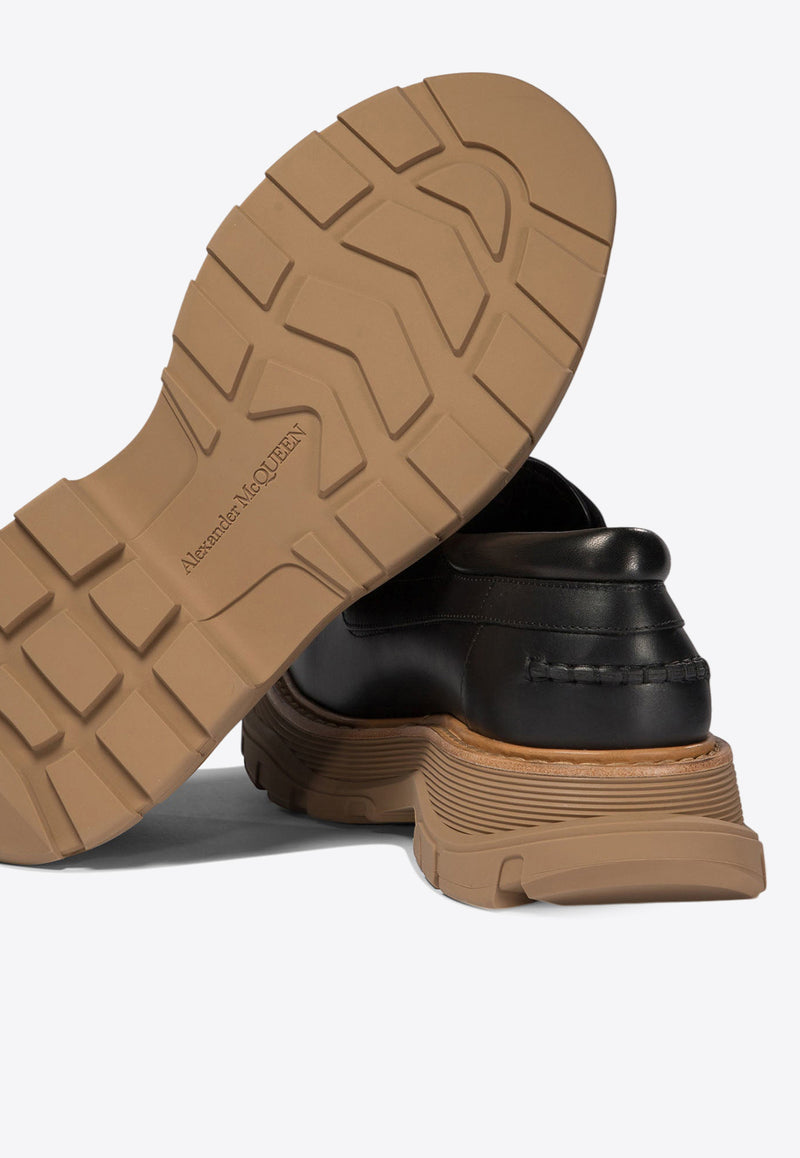 Alexander McQueen Chunky Sole Lace-Up Shoes 794494WIFR11056_68962 Black