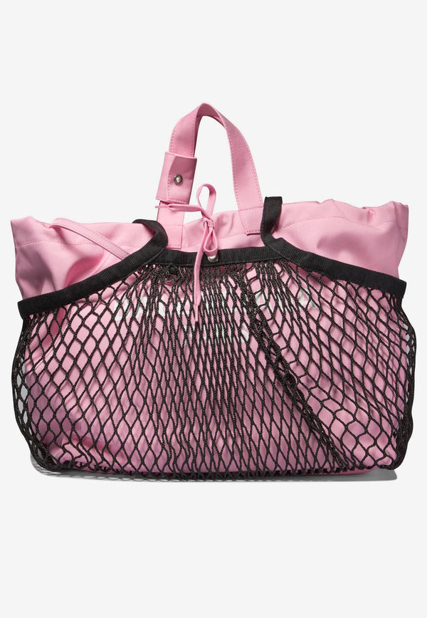 Balenciaga 24/7 Nylon and Mesh Tote Bag  Pink 7918092AA465869_69083