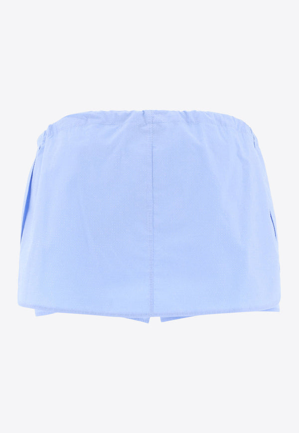 Alexander Wang Drawstring Mini Skirt Blue 1WC3244753423_69012