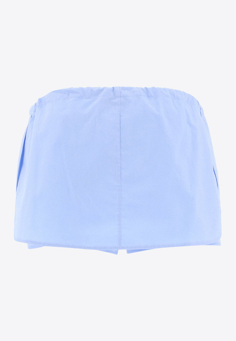 Alexander Wang Drawstring Mini Skirt Blue 1WC3244753423_69012