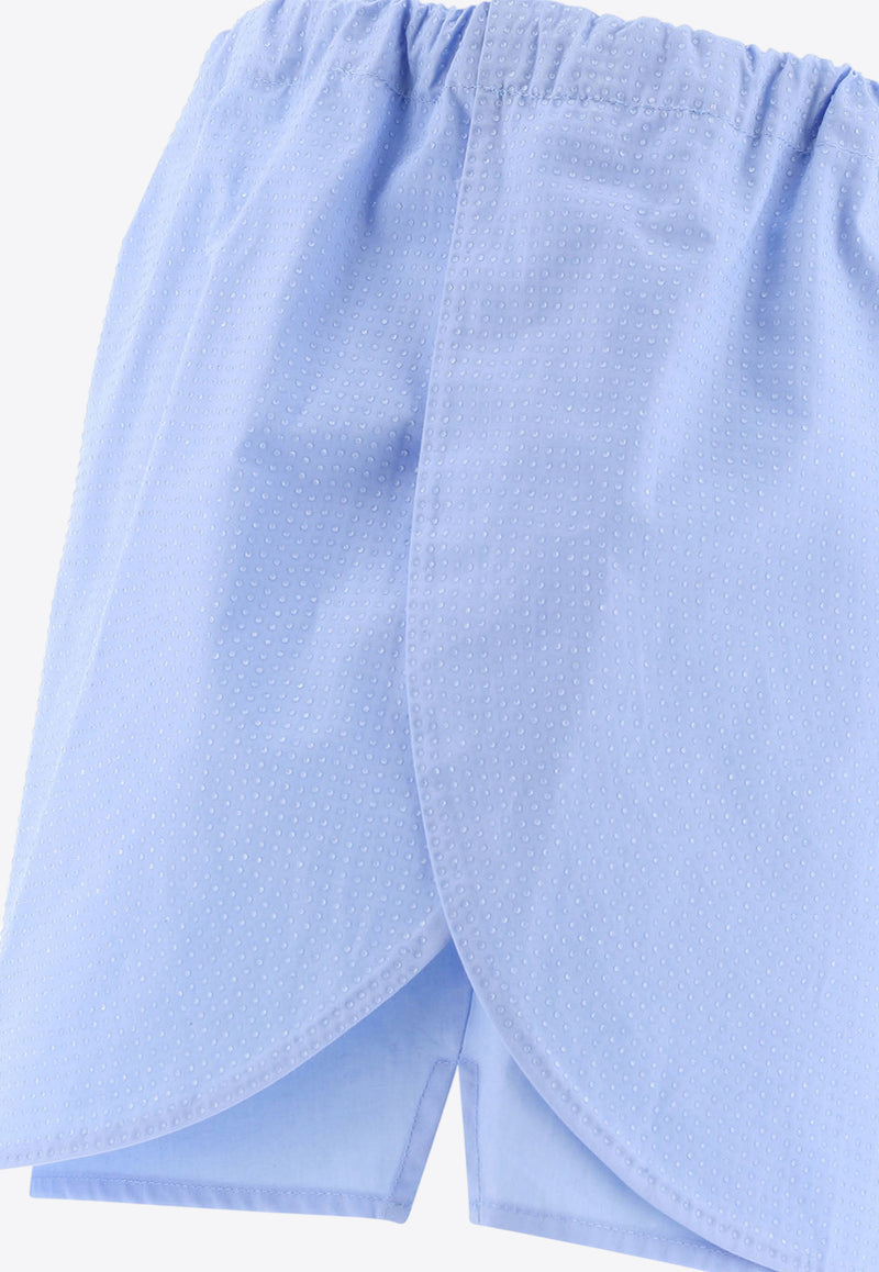 Alexander Wang Drawstring Mini Skirt Blue 1WC3244753423_69012