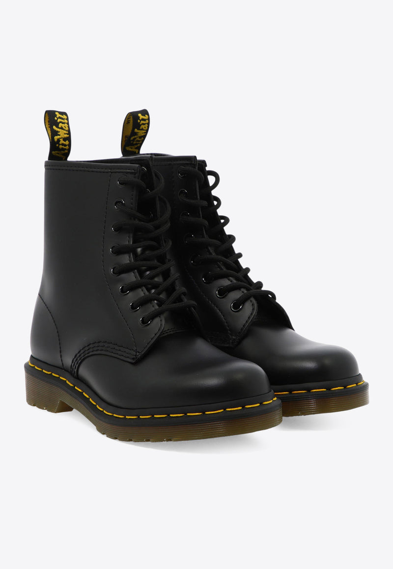 Dr. Martens 1460 Leather Combat Boots Black 11822006BLACK SMOOTH_58993