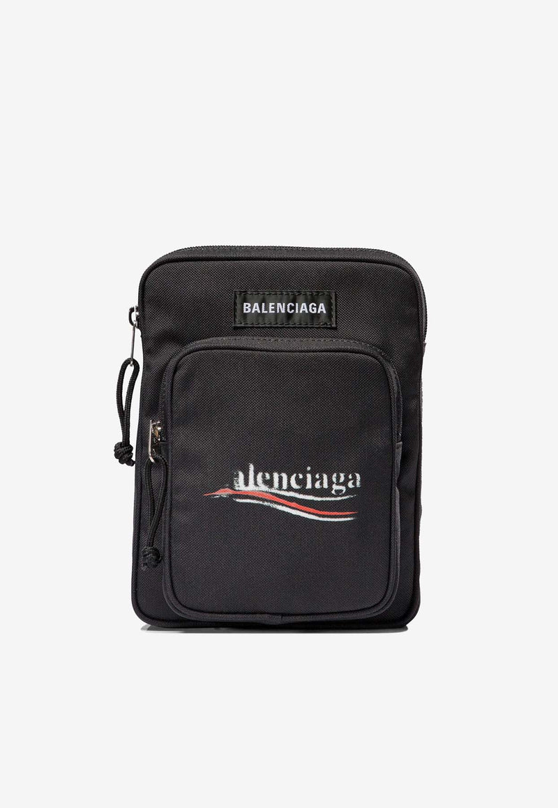 Balenciaga Explorer Nylon Messenger Bag Black 6202602AA291090_69336