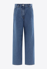 Givenchy Logo Oversized Jeans BW514A5Z1F402_69390 Blue