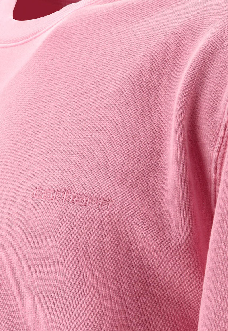 Carhartt Wip Duster Script Sweatshirt Pink I03306529P.GD_69223