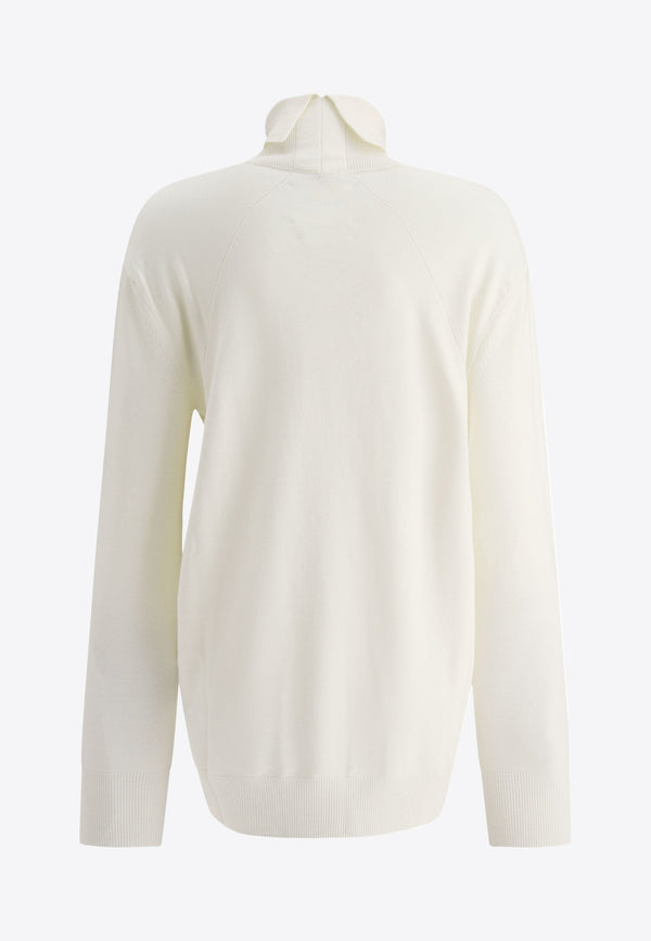 Jil Sander High-Neck Wool Sweater White J04GP0002J14532109_69332