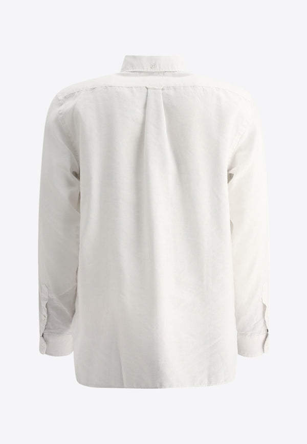 Beams Plus Classic Linen Shirt White 3811039313901_69241