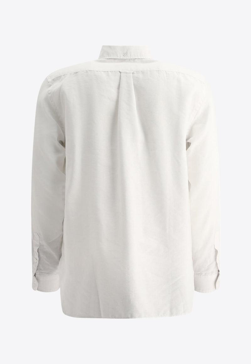 Beams Plus Classic Linen Shirt White 3811039313901_69241