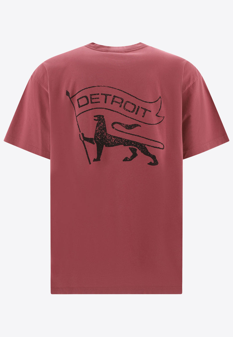 Carhartt Wip Stamp Logo Print T-shirt Pink I0336702B0.06_69921