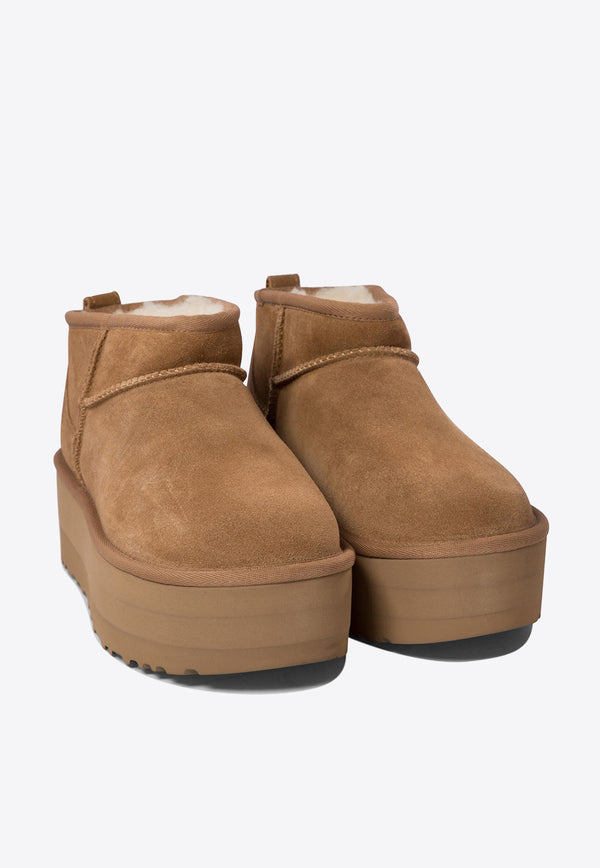 Classic Ultra Mini Platform Ankle Boots