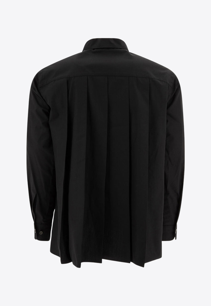 Sacai Basic Long-Sleeved Shirt Black 24-03466M001_70525