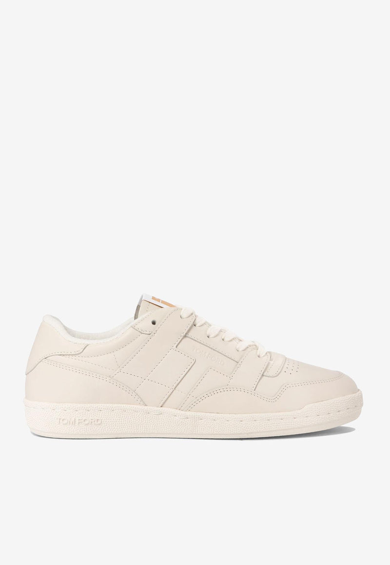 Tom Ford Smooth Leather Sneakers Cream J1446LCL219N3WW03_70522