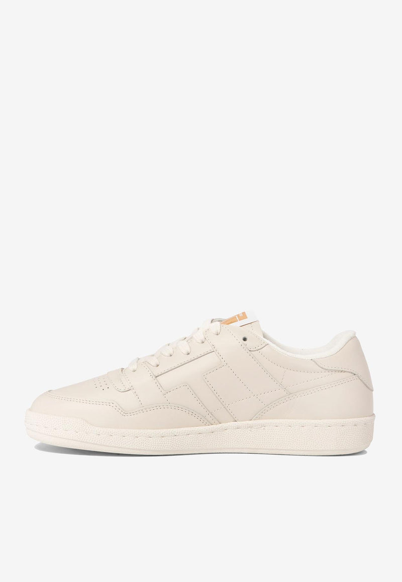 Tom Ford Smooth Leather Sneakers Cream J1446LCL219N3WW03_70522