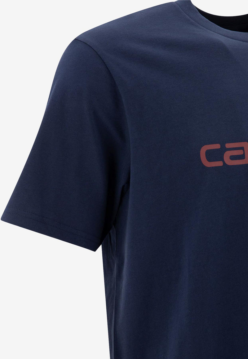 Carhartt Wip Script Logo T-shirt Blue I0310472DD.XX_70628