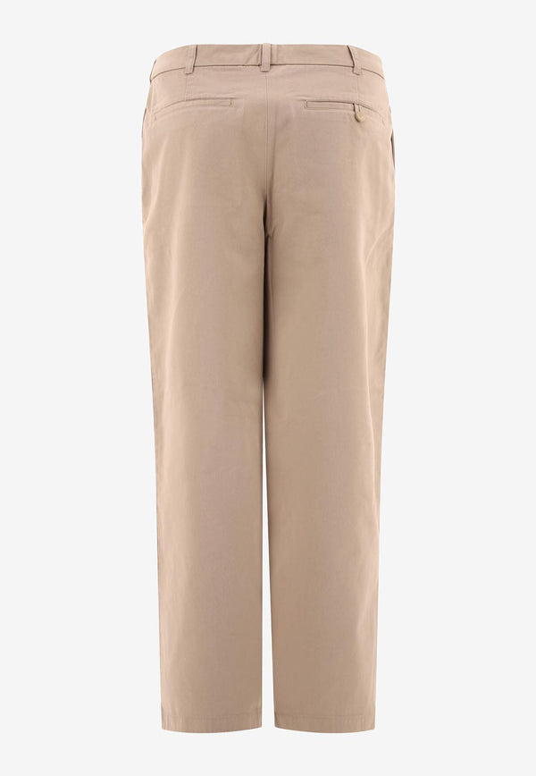Acne Studios Face Patch Logo Pants Beige CK0110AE0_69070