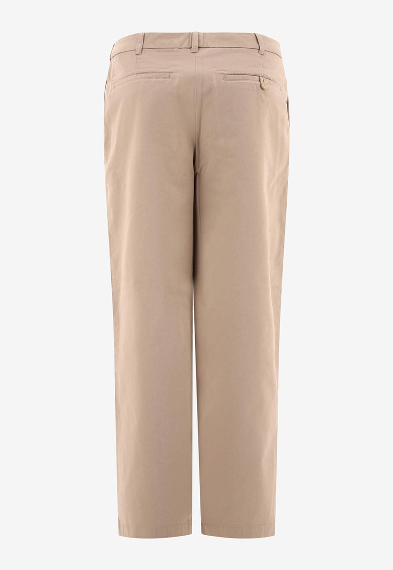 Acne Studios Face Patch Logo Pants Beige CK0110AE0_69070