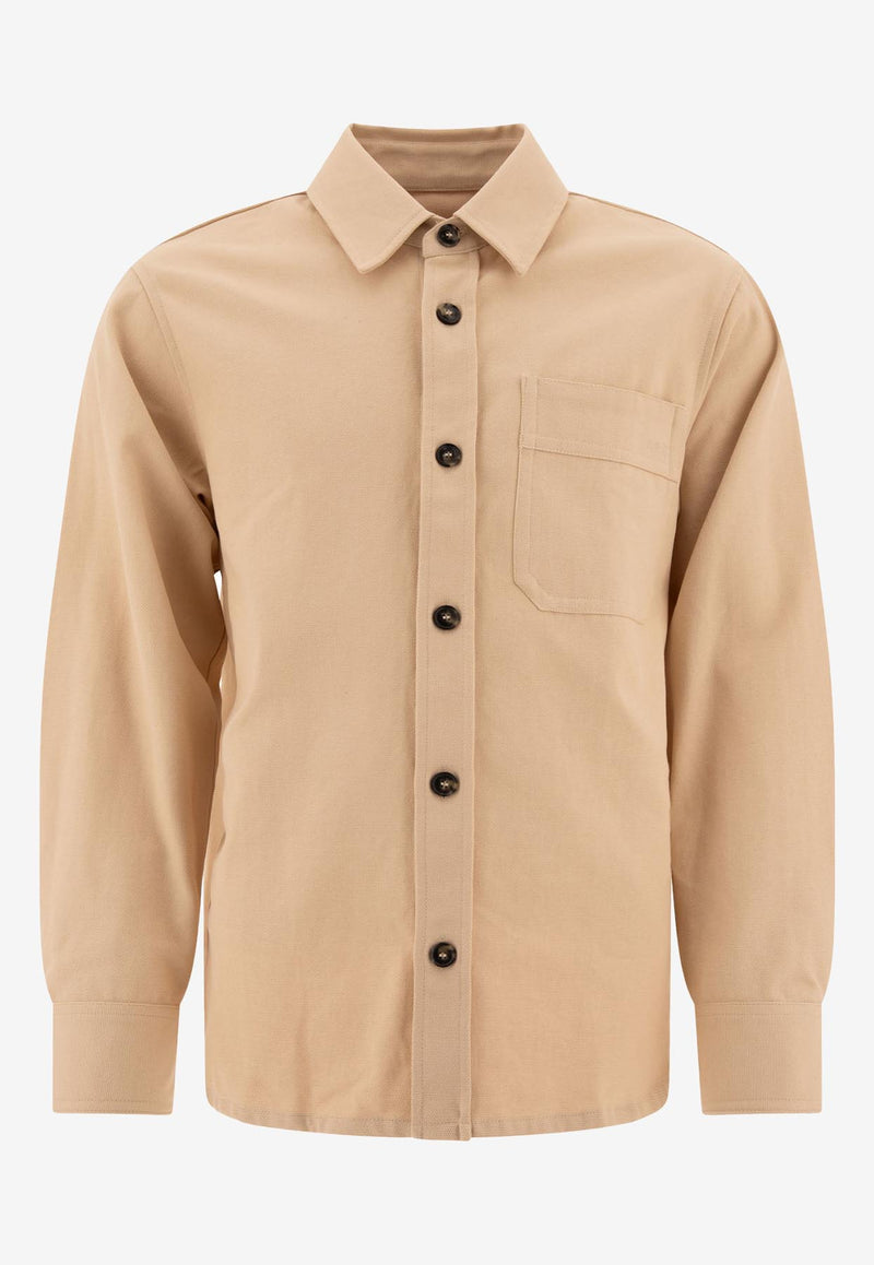 A.P.C. Basile Button-Up Overshirt Beige COGZZ-H02918AAD_71374