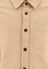 A.P.C. Basile Button-Up Overshirt Beige COGZZ-H02918AAD_71374