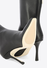 Jimmy Choo Agathe 100 Ankle Boots in Calf Leather AGATHE AB 100LTCBLACK_71613 Black