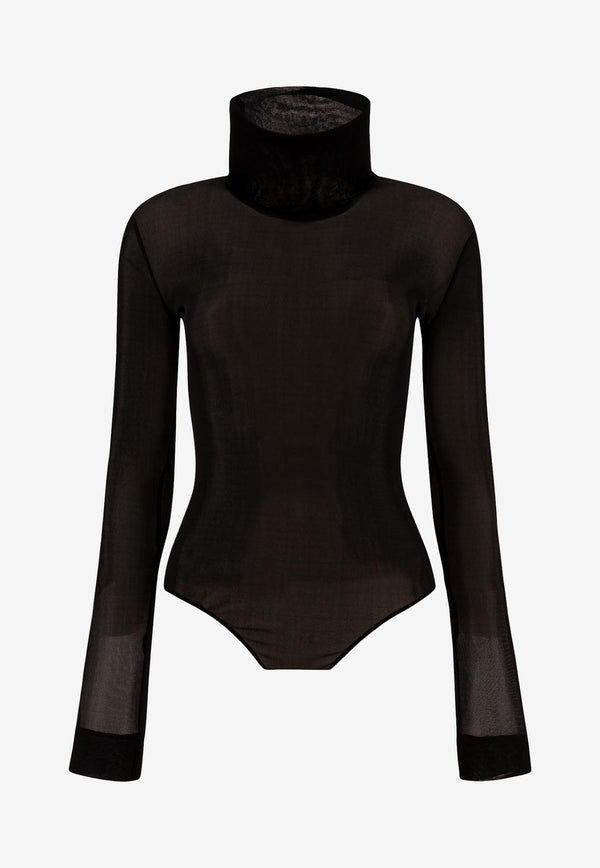 Maison Margiela High-Neck Bodysuit  Black S51NA0104S24468900_71696