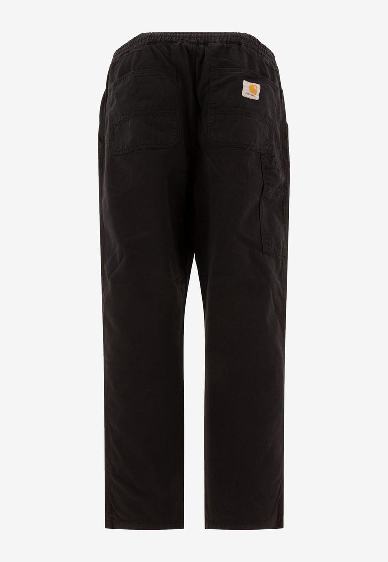 Carhartt Wip Flint Straight-Leg Pants Black I02991989.GD_71906