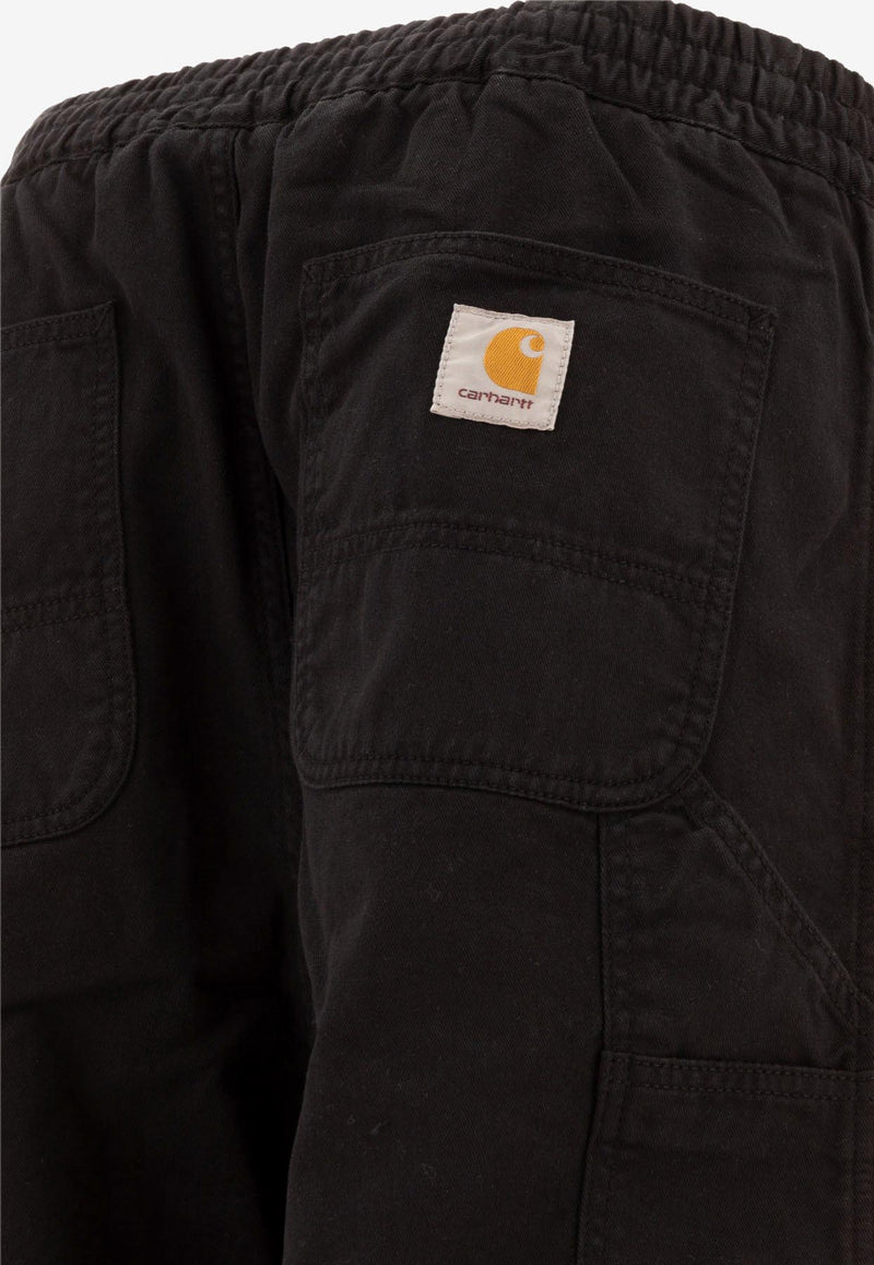 Carhartt Wip Flint Straight-Leg Pants Black I02991989.GD_71906