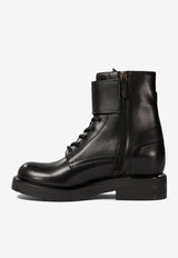 Chloé Coddington Combat Boots  Black C24W06ULU001_72035