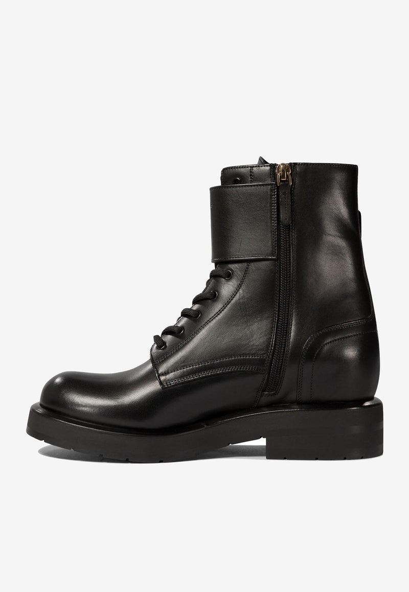 Chloé Coddington Combat Boots  Black C24W06ULU001_72035