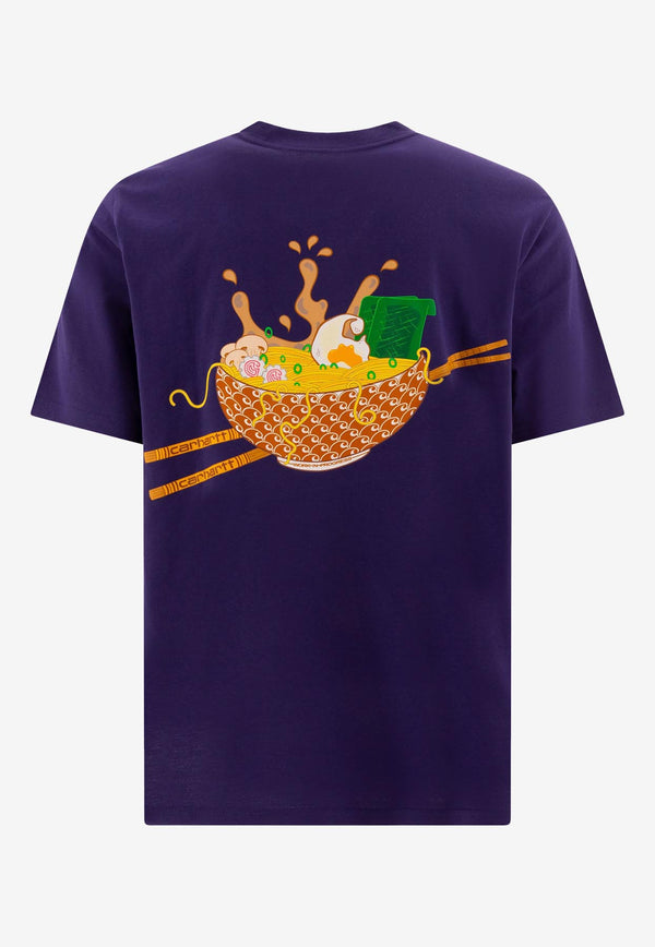 Carhartt Wip Noodle Soup Printed T-shirt Purple I0339712BZ.XX_72190