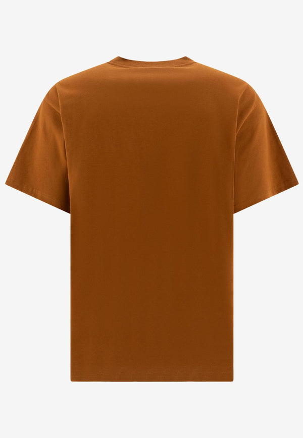 Carhartt Wip Heart Train Pocket T-shirt Brown I033979HZ.XX_72225