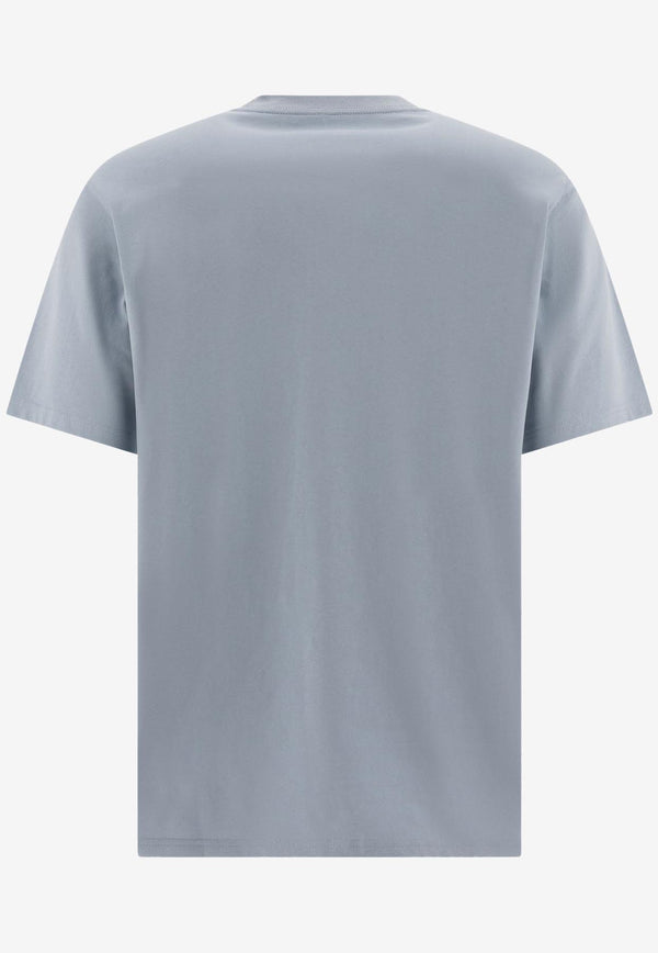 Carhartt Wip University Script Logo T-shirt Blue I0348522DQ.XX_72183