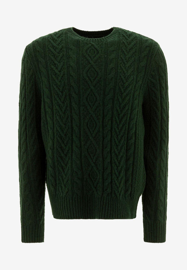 Polo Ralph Lauren Cable Knit Wool Sweater Green 710949800001MOSS AGATE_72279