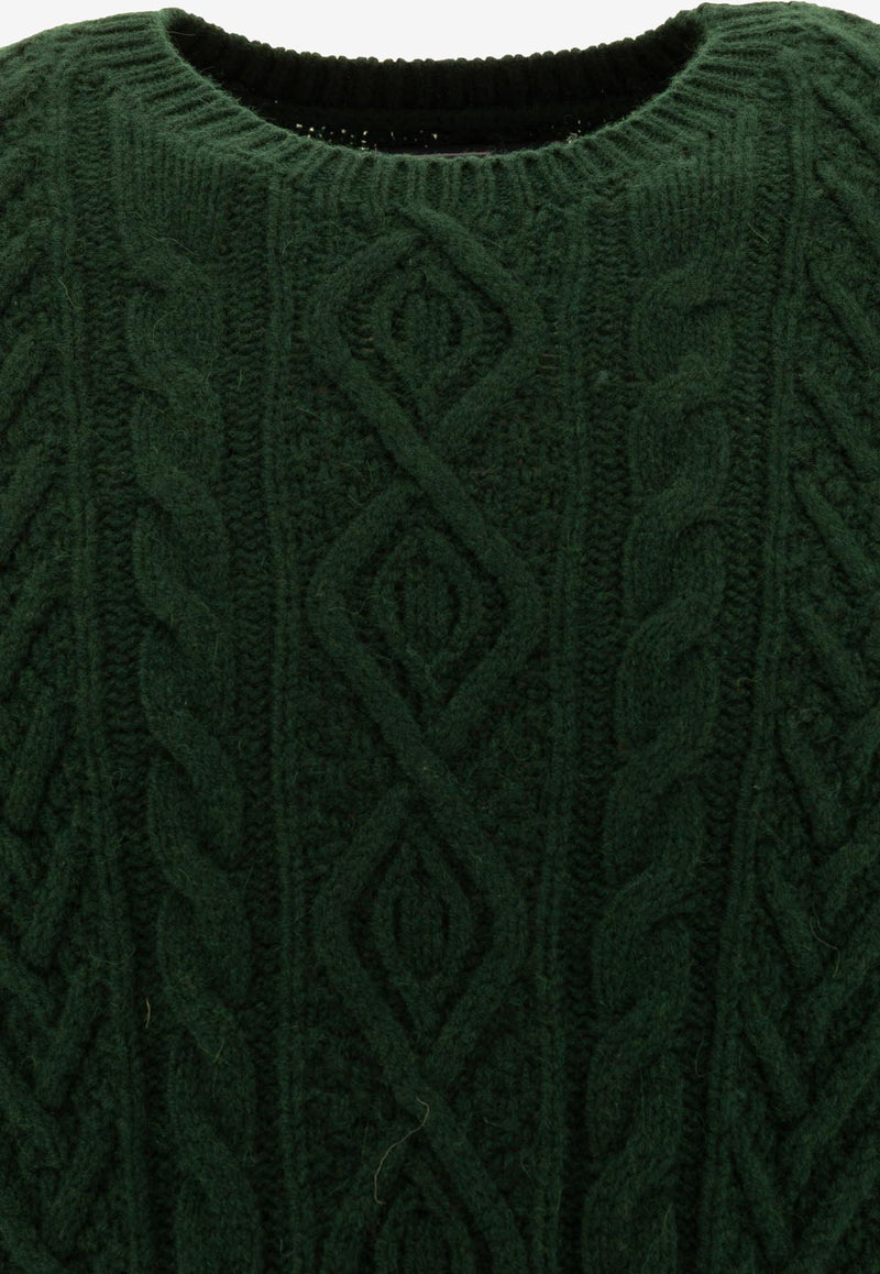 Polo Ralph Lauren Cable Knit Wool Sweater Green 710949800001MOSS AGATE_72279