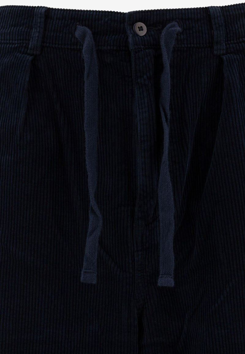 Polo Ralph Lauren Pleated Corduroy Pants Blue 710944489002HUNTER NAVY_72375