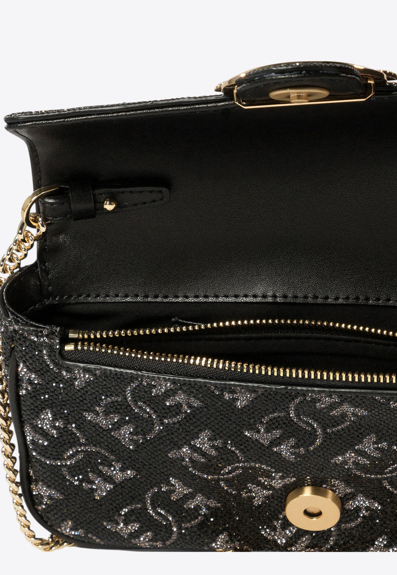 PINKO Love One Pocket Crossbody Bag Black 100061A20DZI1Y_72817