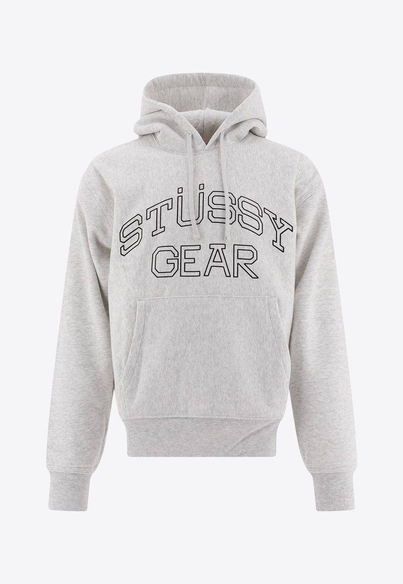 Stüssy Essential Gear Hoodie Gray 19250350062 ASH HEATHER_72874