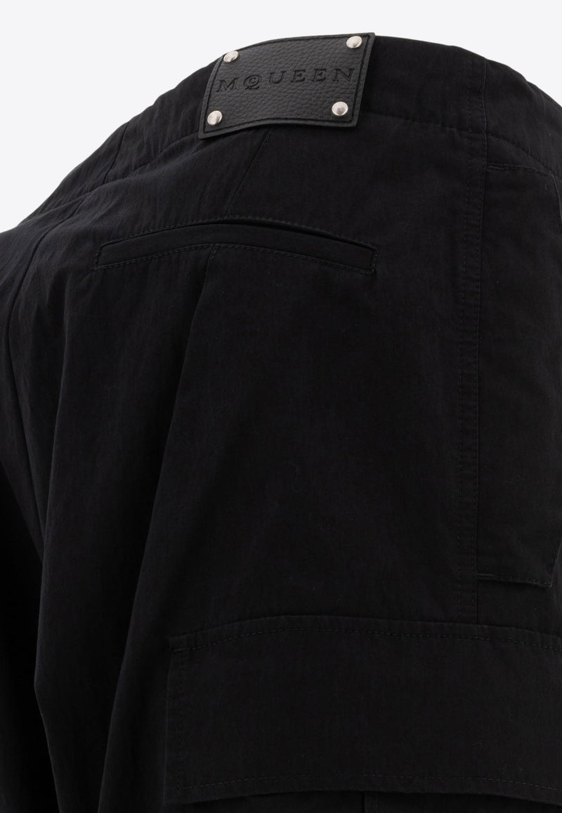 Alexander McQueen Pleated Cargo Pants 801284QSAA91000_72974