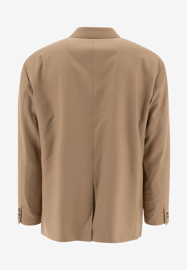 Comme Des Garçons Homme Plus Single-Breasted Wool Blazer Beige HN-J003-W24BEIGE_73029