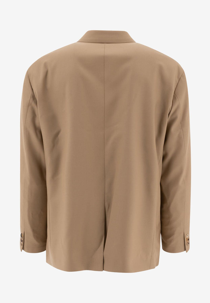 Comme Des Garçons Homme Plus Single-Breasted Wool Blazer Beige HN-J003-W24BEIGE_73029