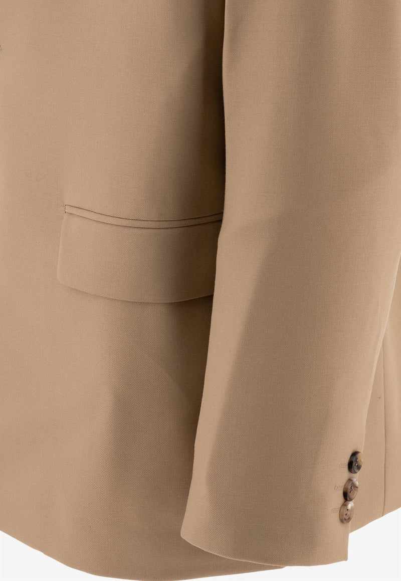 Comme Des Garçons Homme Plus Single-Breasted Wool Blazer Beige HN-J003-W24BEIGE_73029