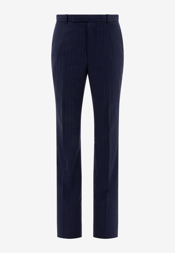 Givenchy Striped Tailored Pants Blue BM51H515Q9402_73068