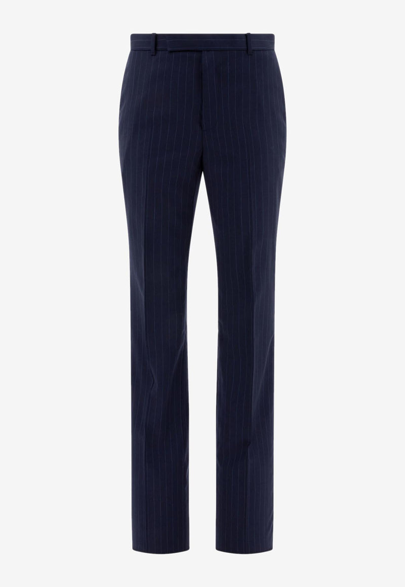 Givenchy Striped Tailored Pants Blue BM51H515Q9402_73068