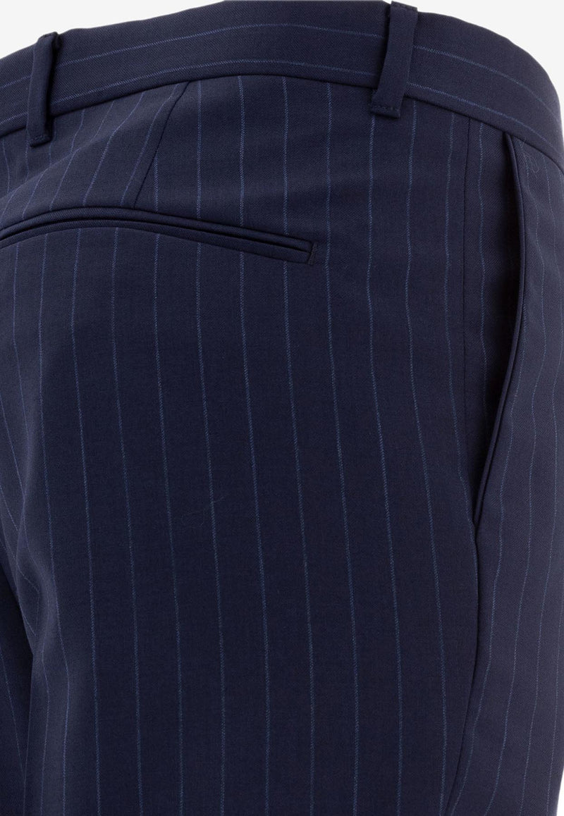 Givenchy Striped Tailored Pants Blue BM51H515Q9402_73068