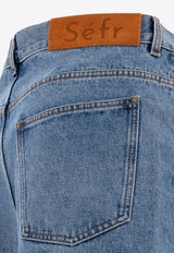 Séfr Disco Cut Washed Wide-Leg Jeans Blue FW24DISCOCUTCOUCOUNTRY BLUE_73062