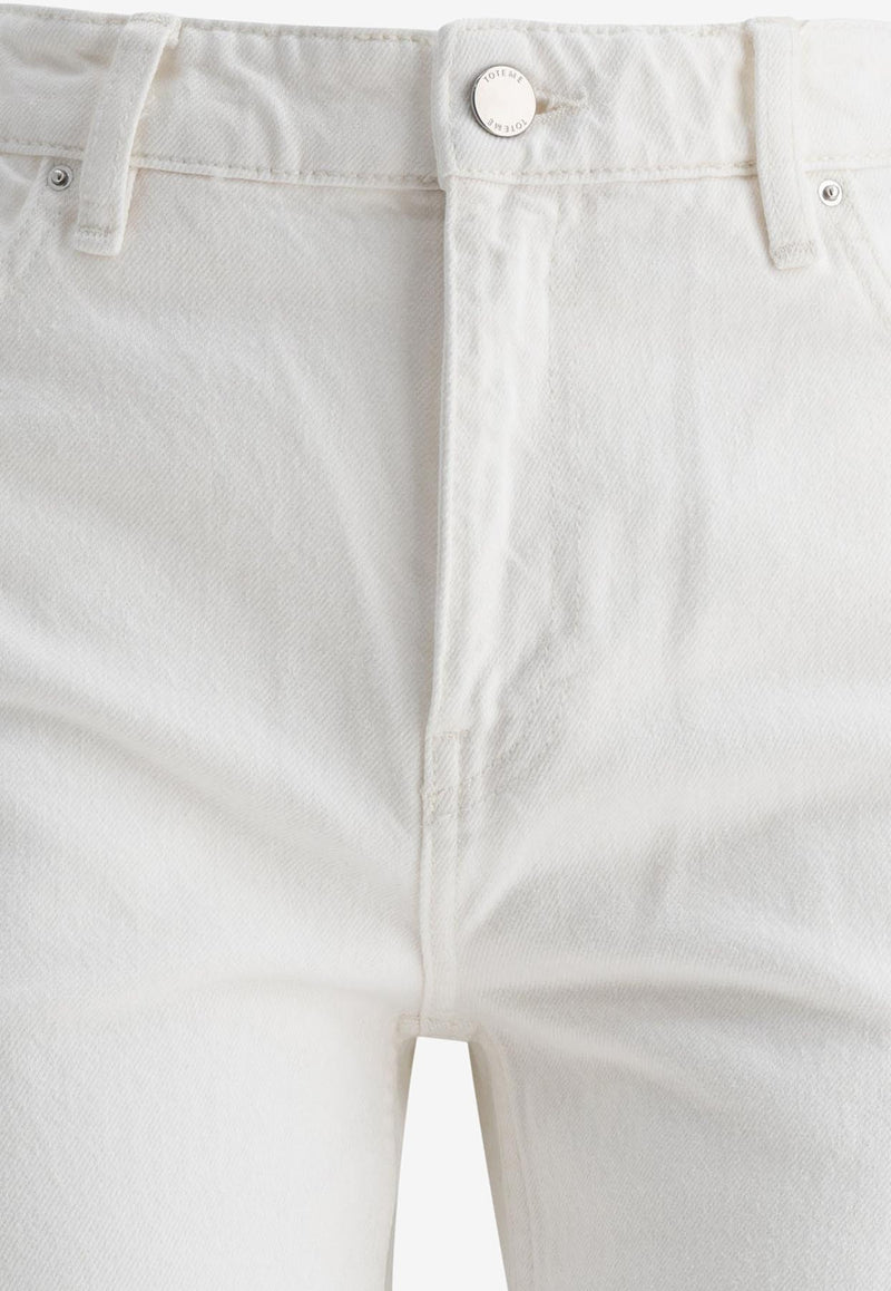 Toteme Low Tapered Jeans White 244-WRB0222-FB0083 32047_73003