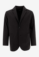 Goldwin Wool-Blend Single-Breasted Blazer Black GL14303BLACK GRAY_73263