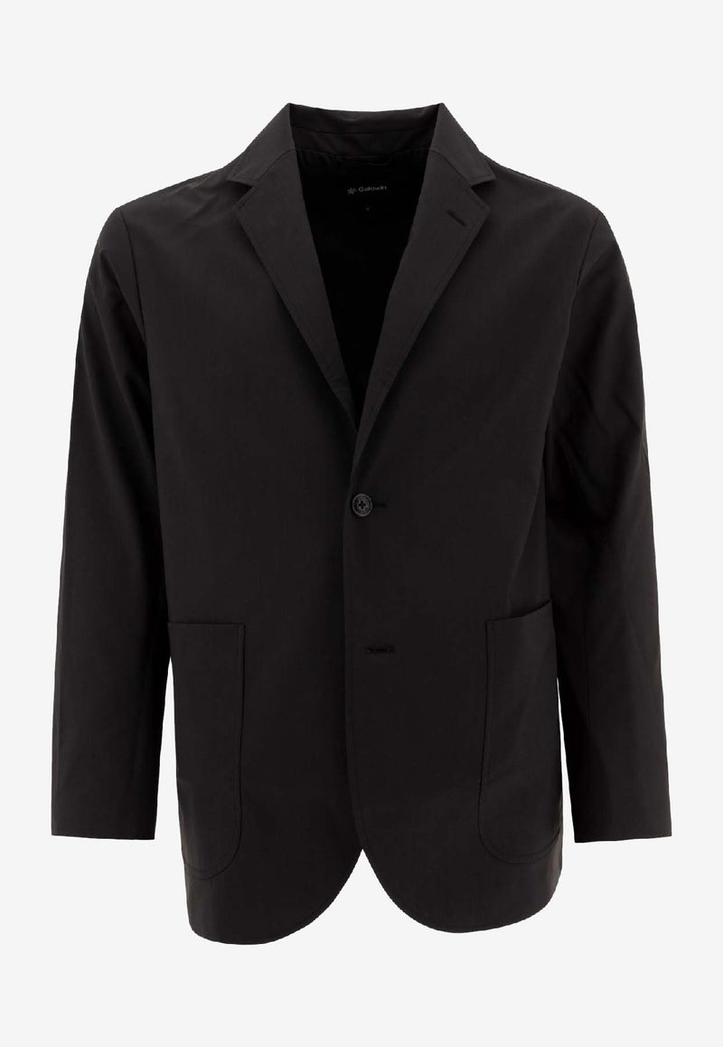 Goldwin Wool-Blend Single-Breasted Blazer Black GL14303BLACK GRAY_73263