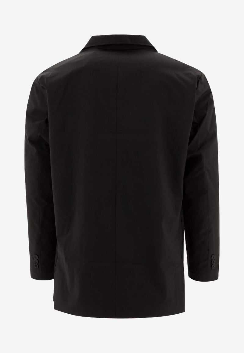 Goldwin Wool-Blend Single-Breasted Blazer Black GL14303BLACK GRAY_73263