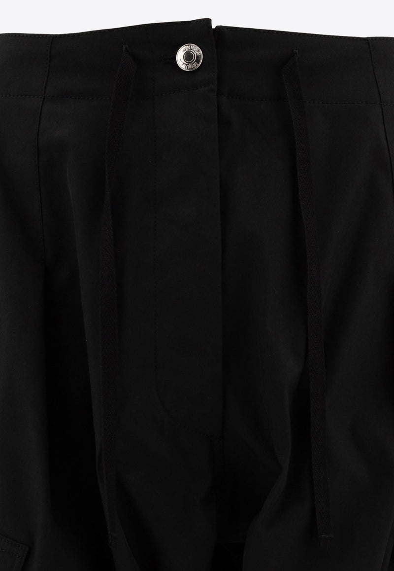 Alexander McQueen Oversize Cargo Pants 803228QFAA01000_73364 Black