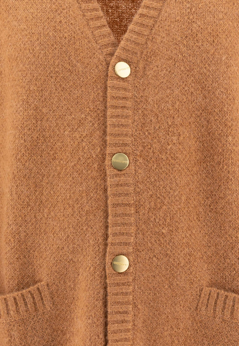 Carhartt Wip Merton Knitted Cardigan Brown I0339142FS.XX_73367